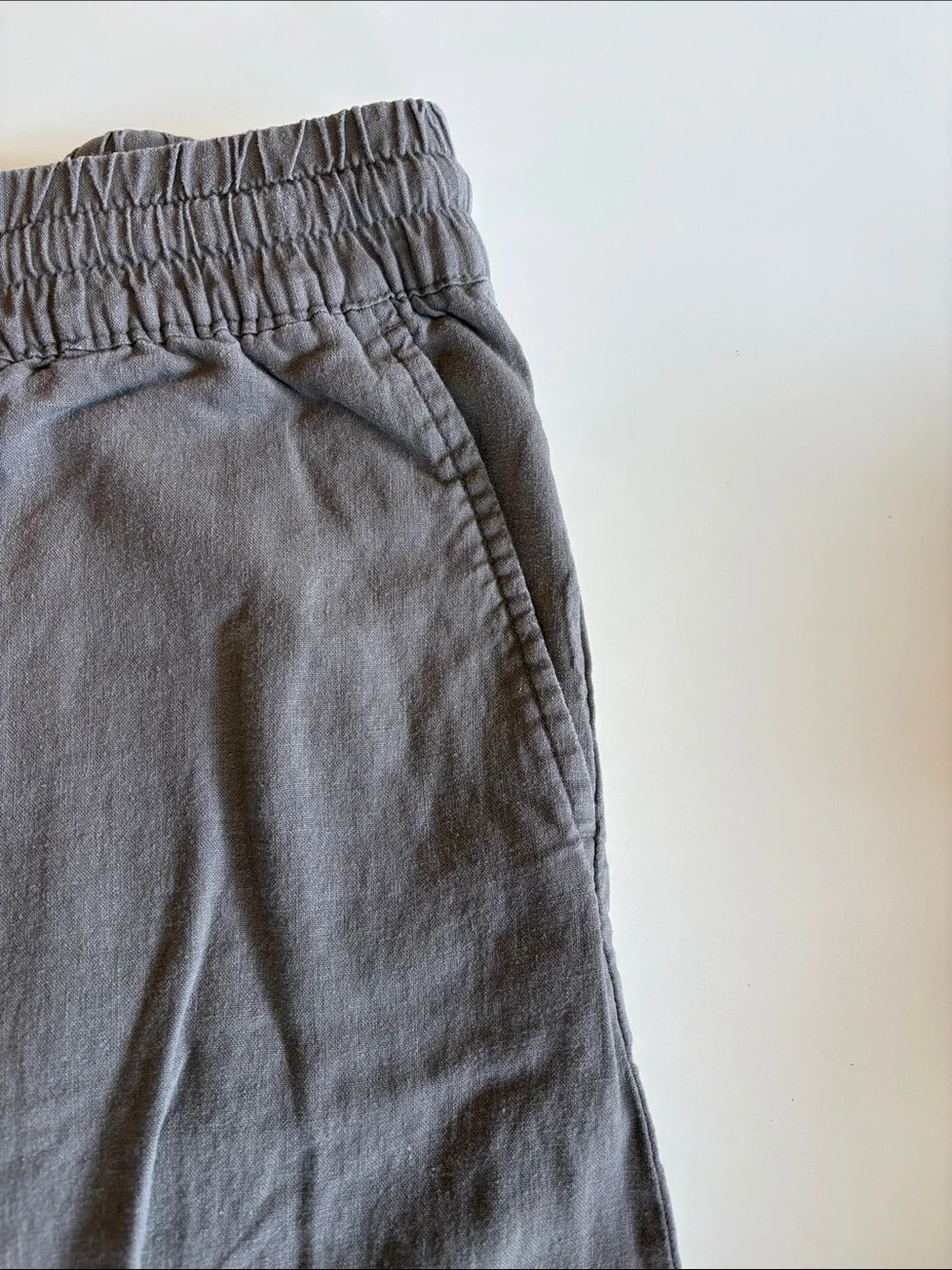 a new day Wide-Leg Drawstring Pants in Gray